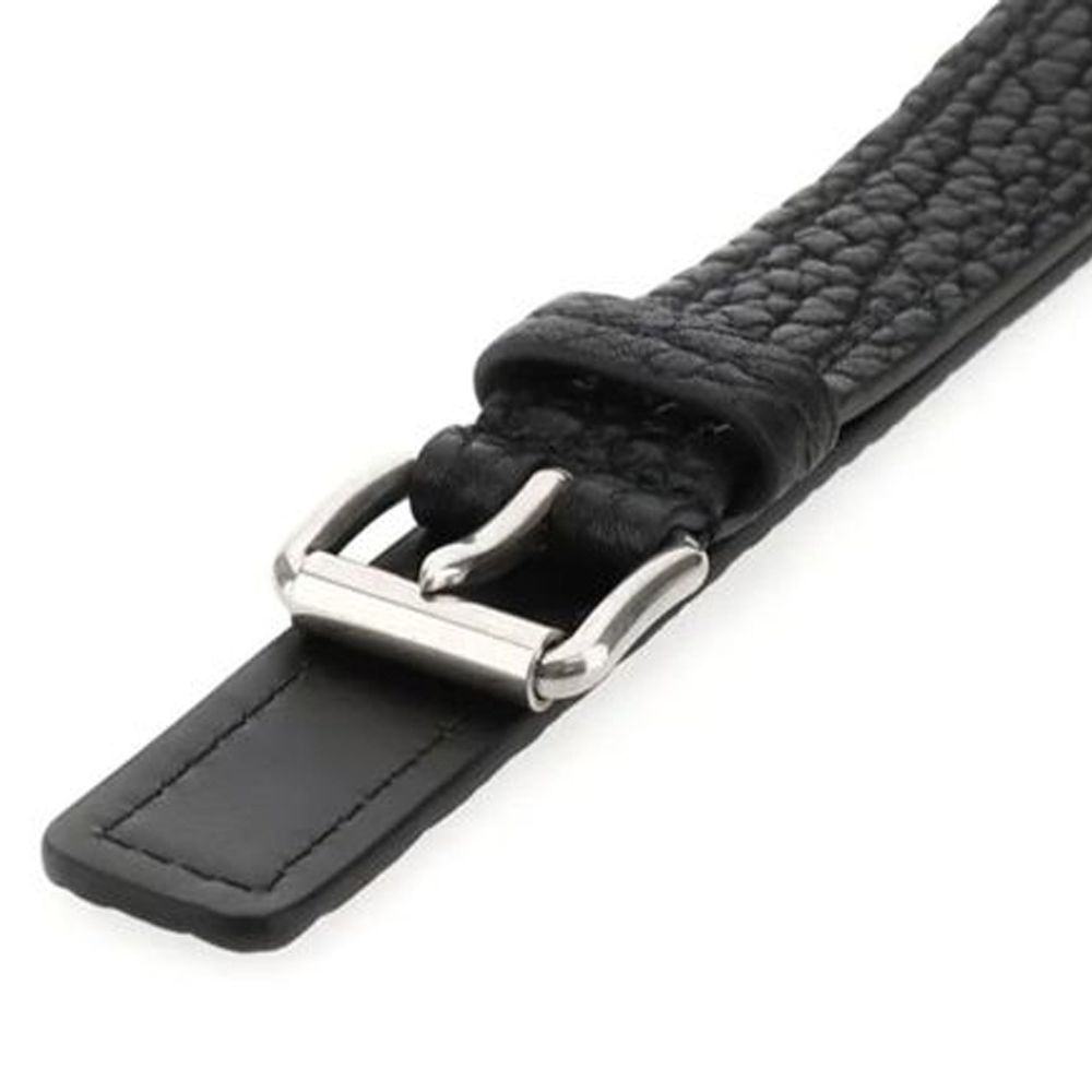Prada Black Calfskin Regular Belt | Regal Royce