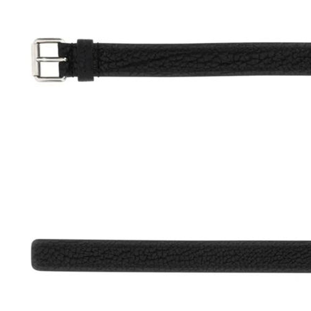 Prada Black Calfskin Regular Belt | Regal Royce