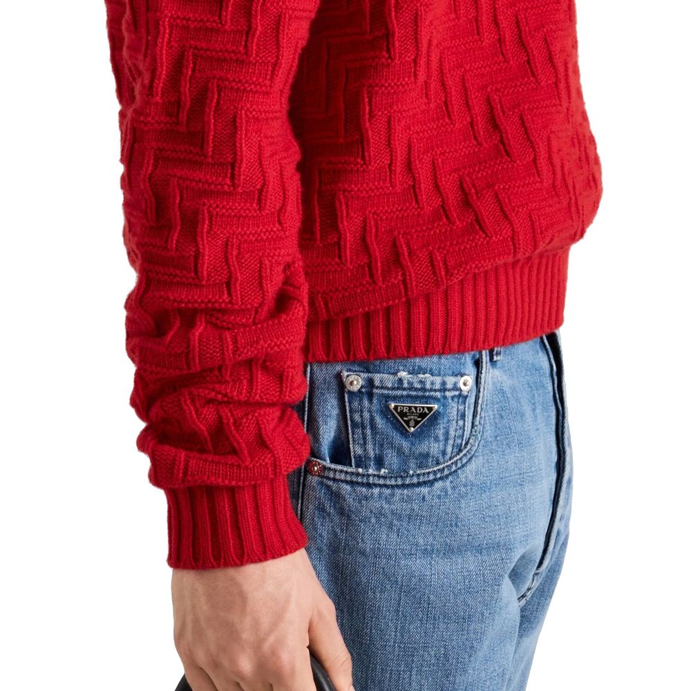 Prada Blue Cotton Straight-Leg Jeans | Regal Royce