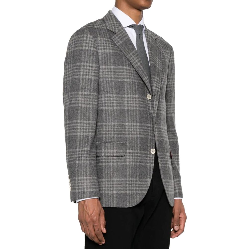 Brunello Cucinelli Gray Cashmere Blazer | Regal Royce