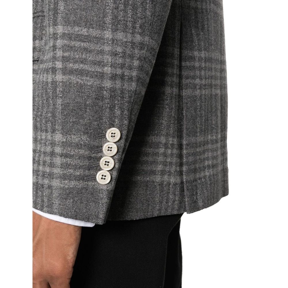 Brunello Cucinelli Gray Cashmere Jackets And Coat | Regal Royce