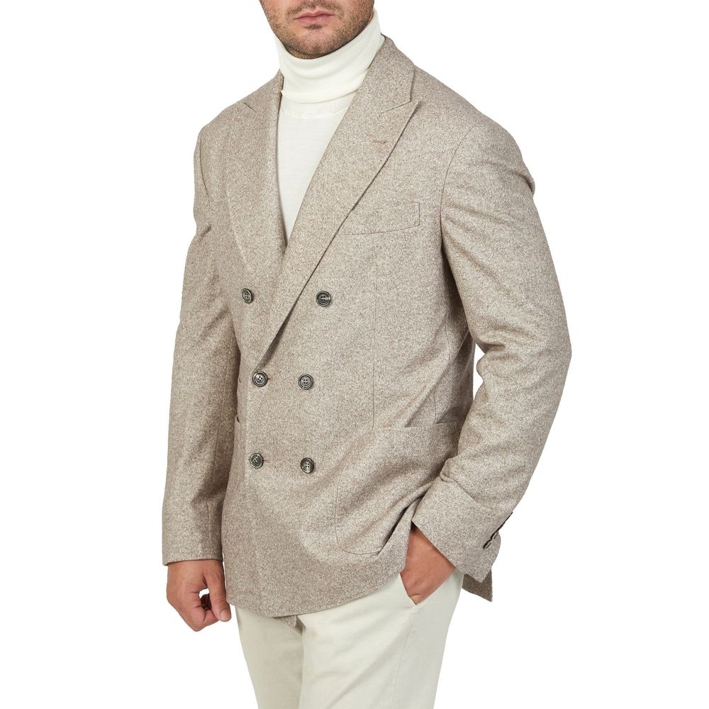 Brunello Cucinelli Beige Cashmere Coat | Regal Royce