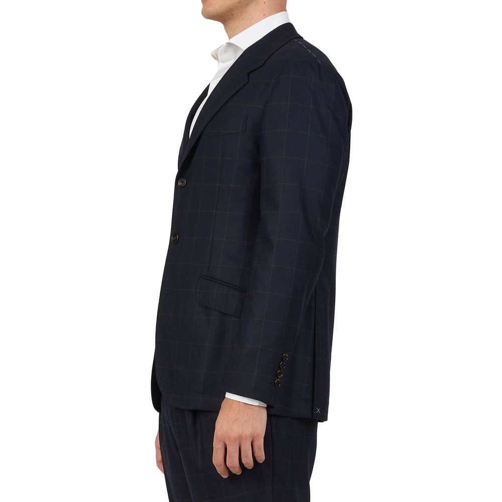 Brunello Cucinelli Blue Wool Two-Piece Suit | Regal Royce