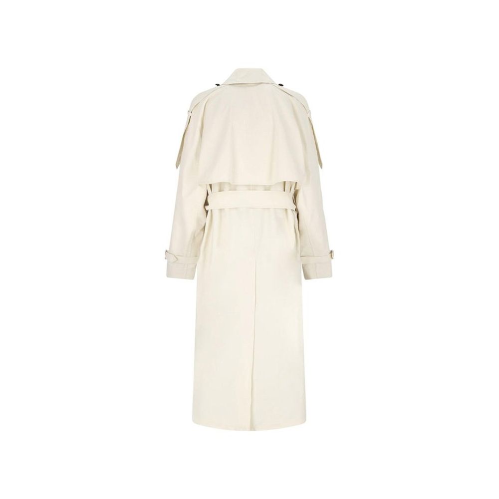 Burberry White Cotton Coat | Regal Royce