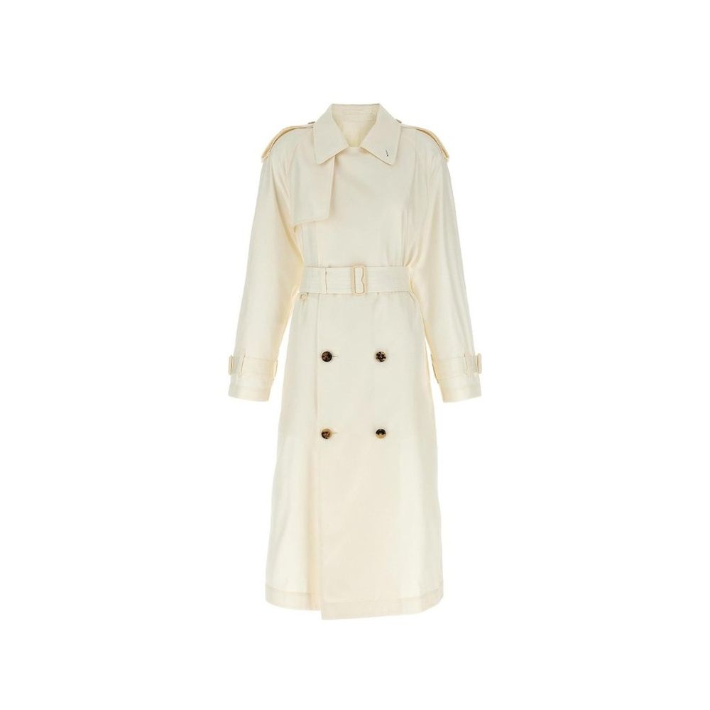 Burberry White Silk Coat | Regal Royce