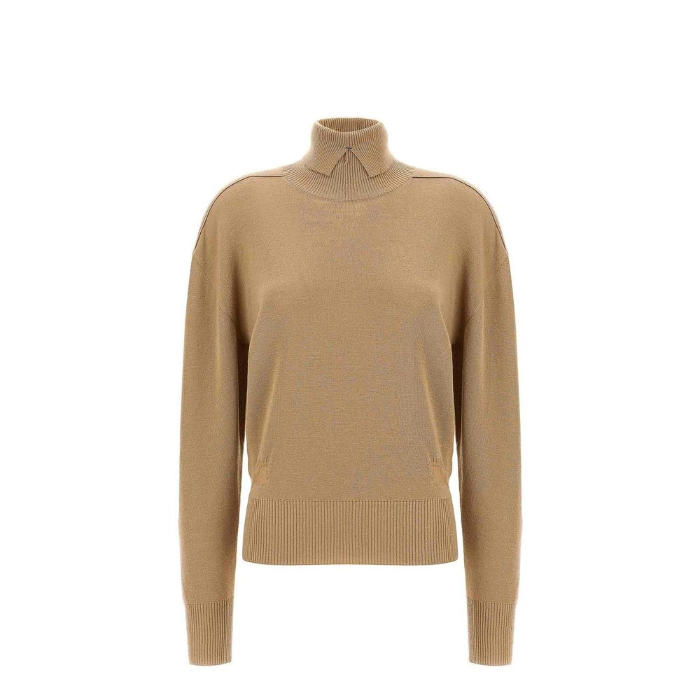 Burberry Beige Wool Sweatshirt | Regal Royce