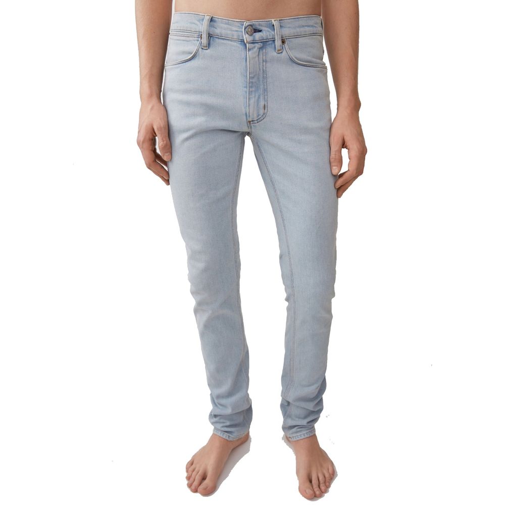 Acne Studios Blue Cotton Skinny Jeans | Regal Royce
