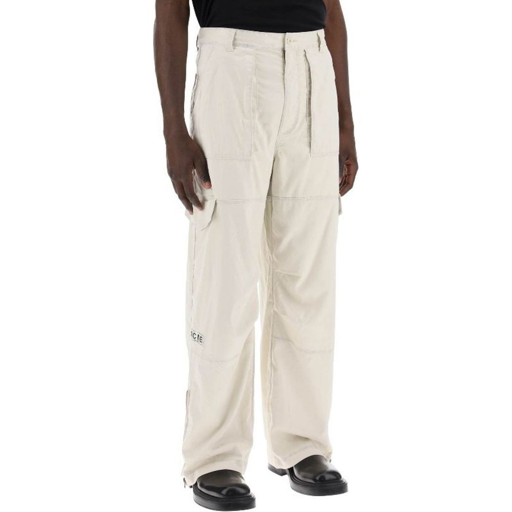 Acne Studios Beige Polyester Cargo Pants | Regal Royce
