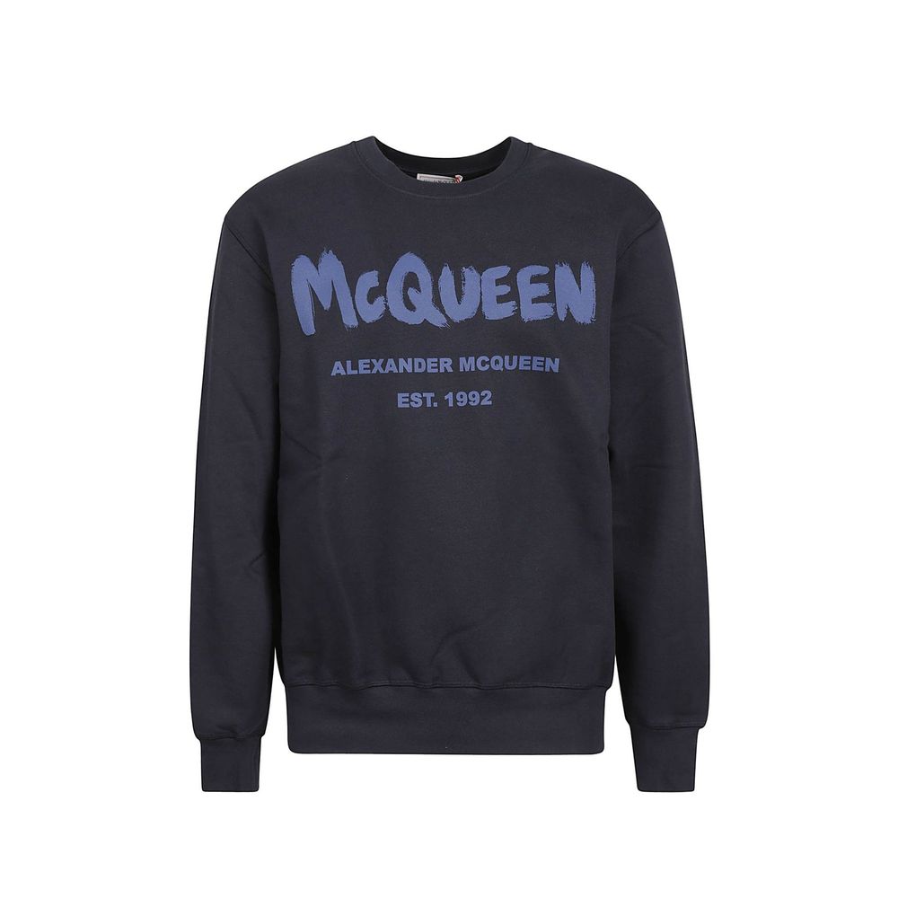 Alexander McQueen Blue Cotton Sweatshirt | Regal Royce