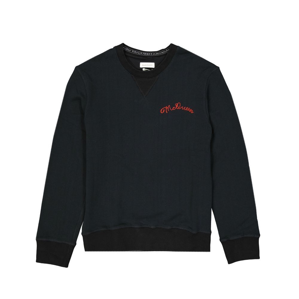 Alexander McQueen Black Cotton Sweatshirt | Regal Royce
