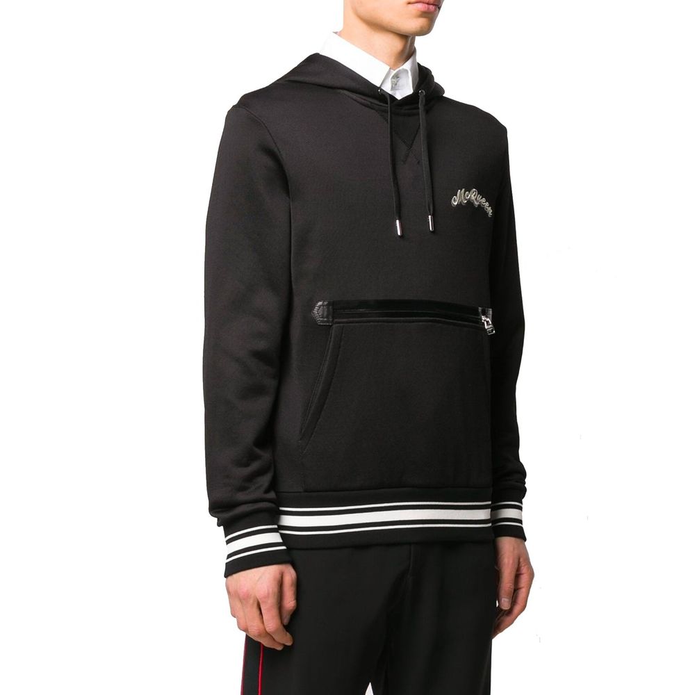 Alexander McQueen Black Cotton Sweatshirt | Regal Royce