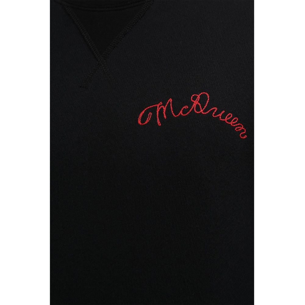Alexander McQueen Black Cotton Sweatshirt | Regal Royce
