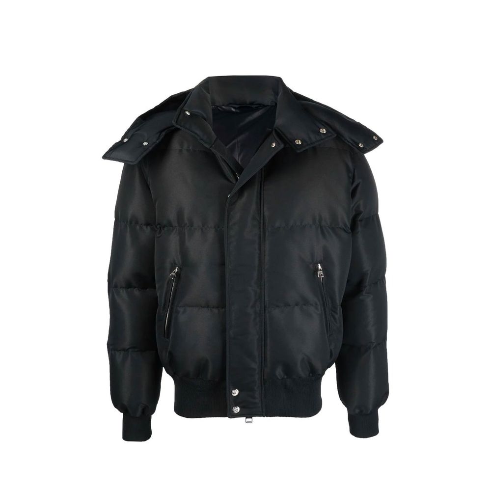 Alexander McQueen Black Polyamide Bomber | Regal Royce