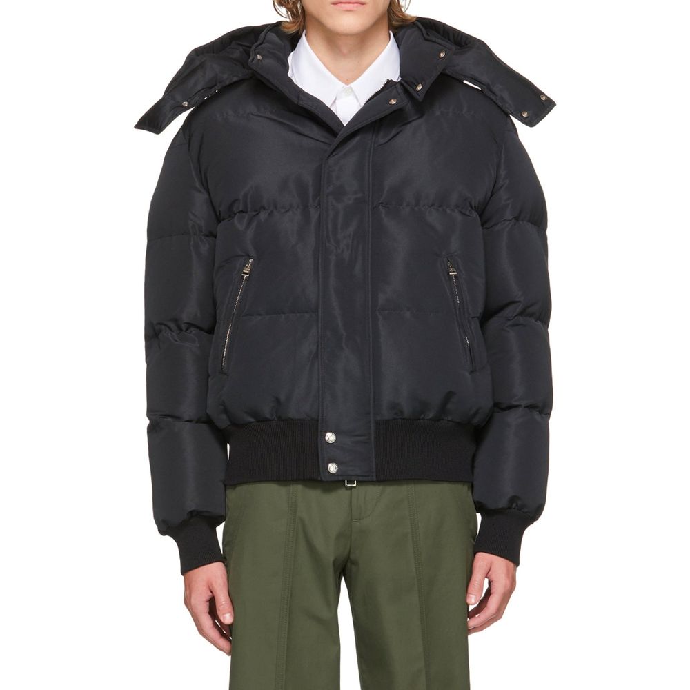 Alexander McQueen Black Polyamide Bomber | Regal Royce