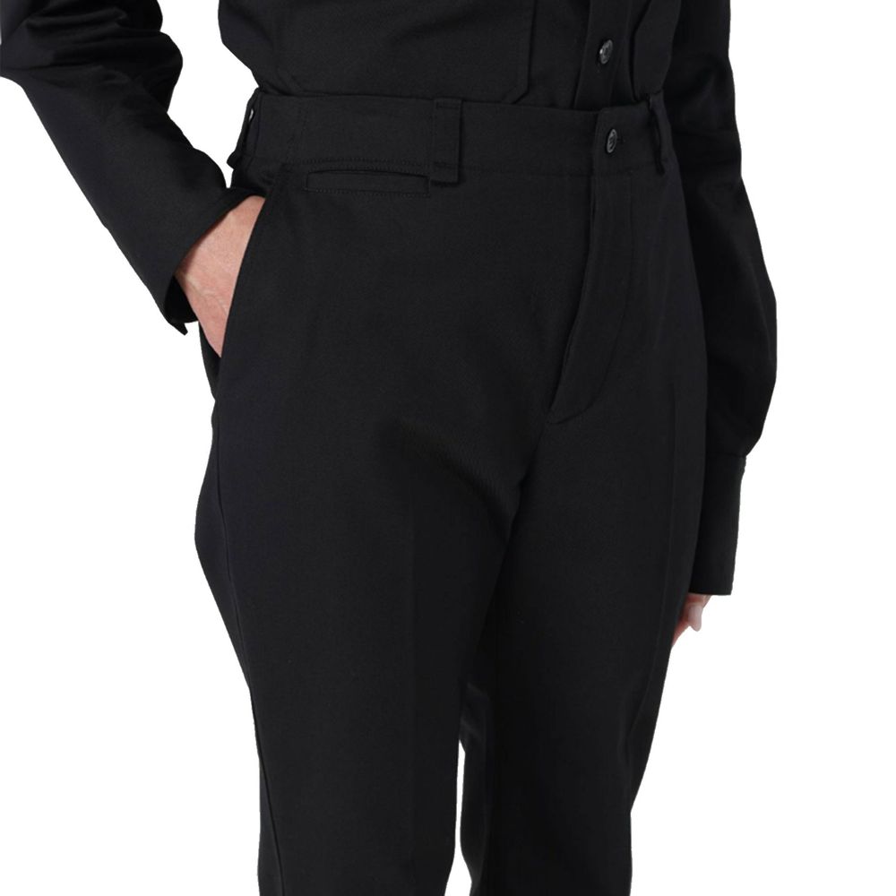 Saint Laurent Black Cotton Casual Pants | Regal Royce