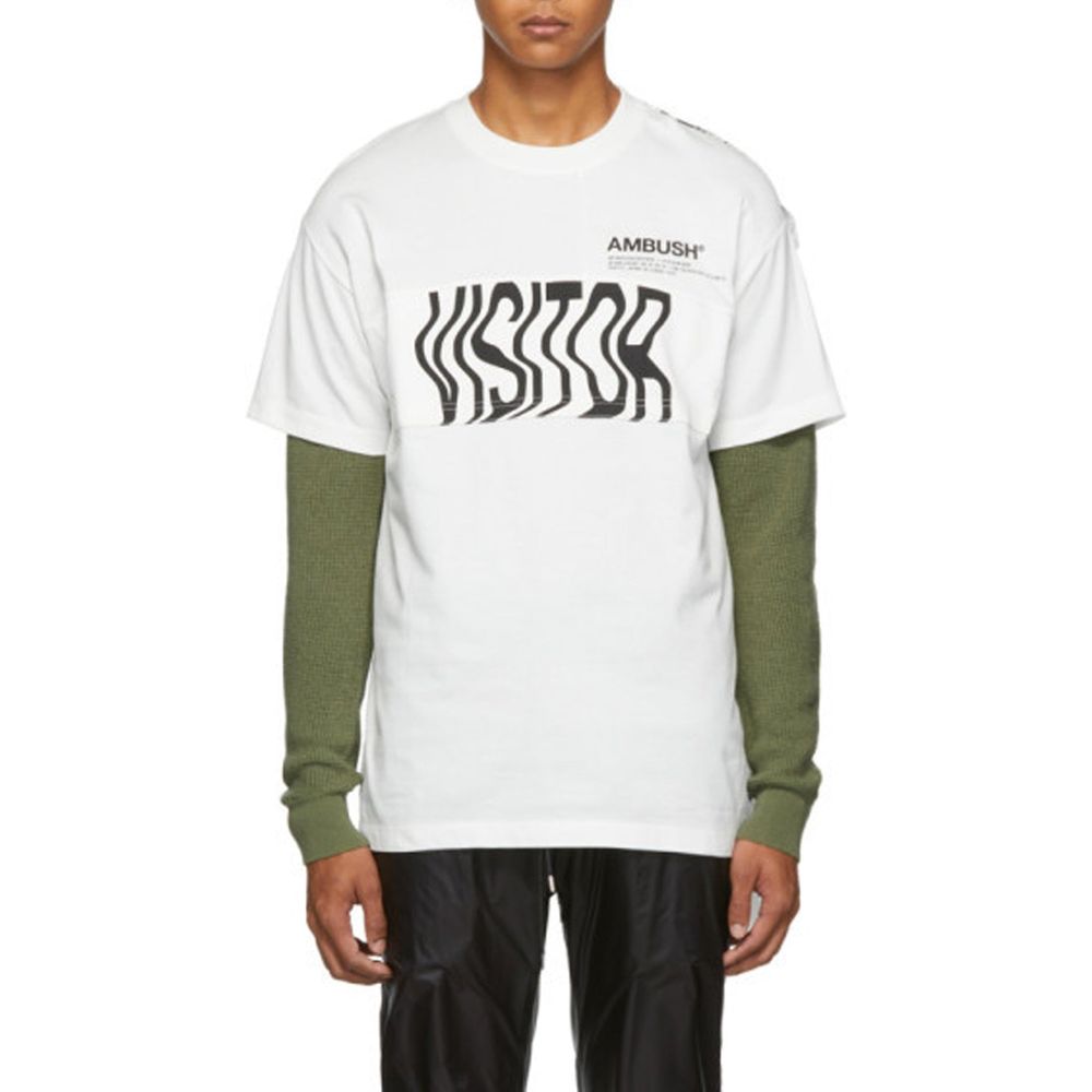 Ambush White Cotton T-Shirt | Regal Royce