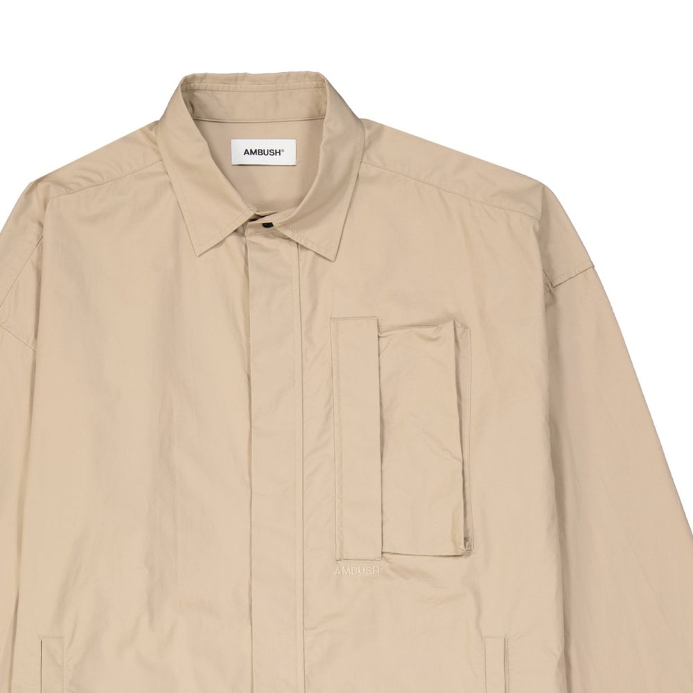 Ambush Beige Cotton Coat | Regal Royce