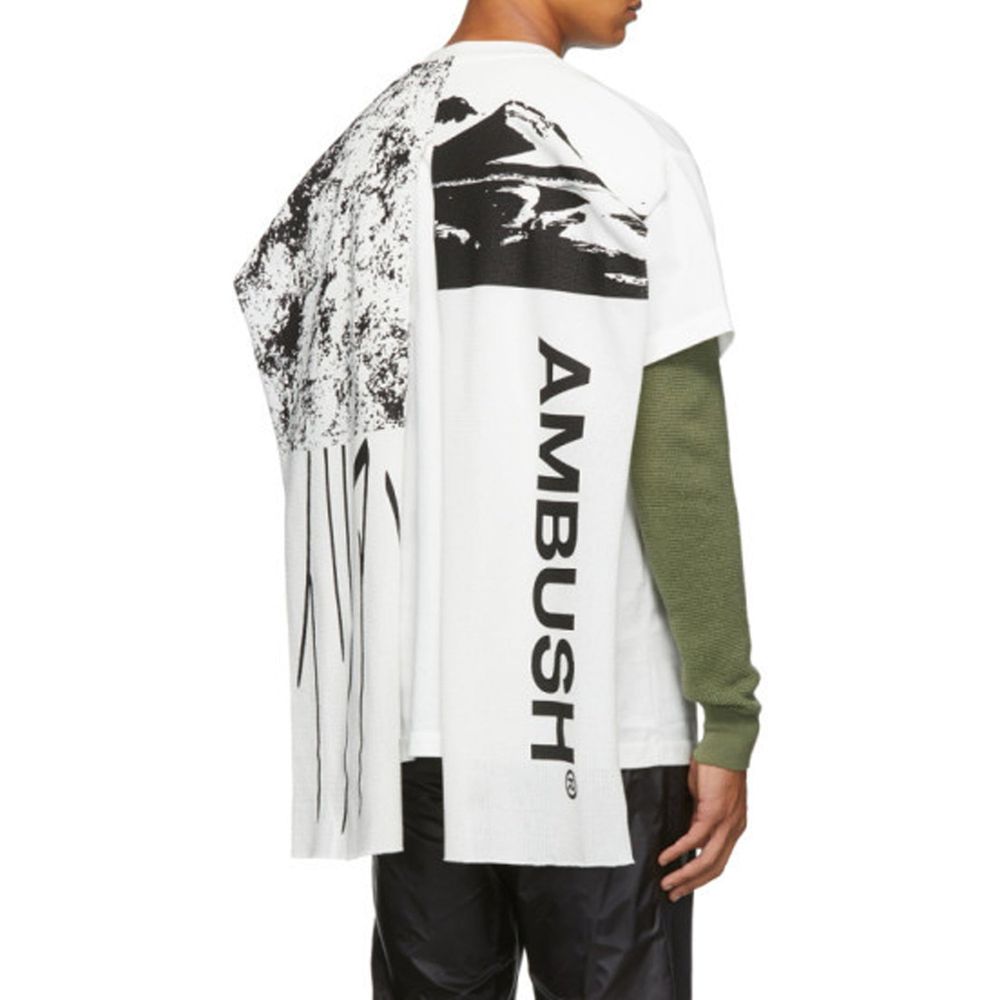 Ambush White Cotton T-Shirt | Regal Royce