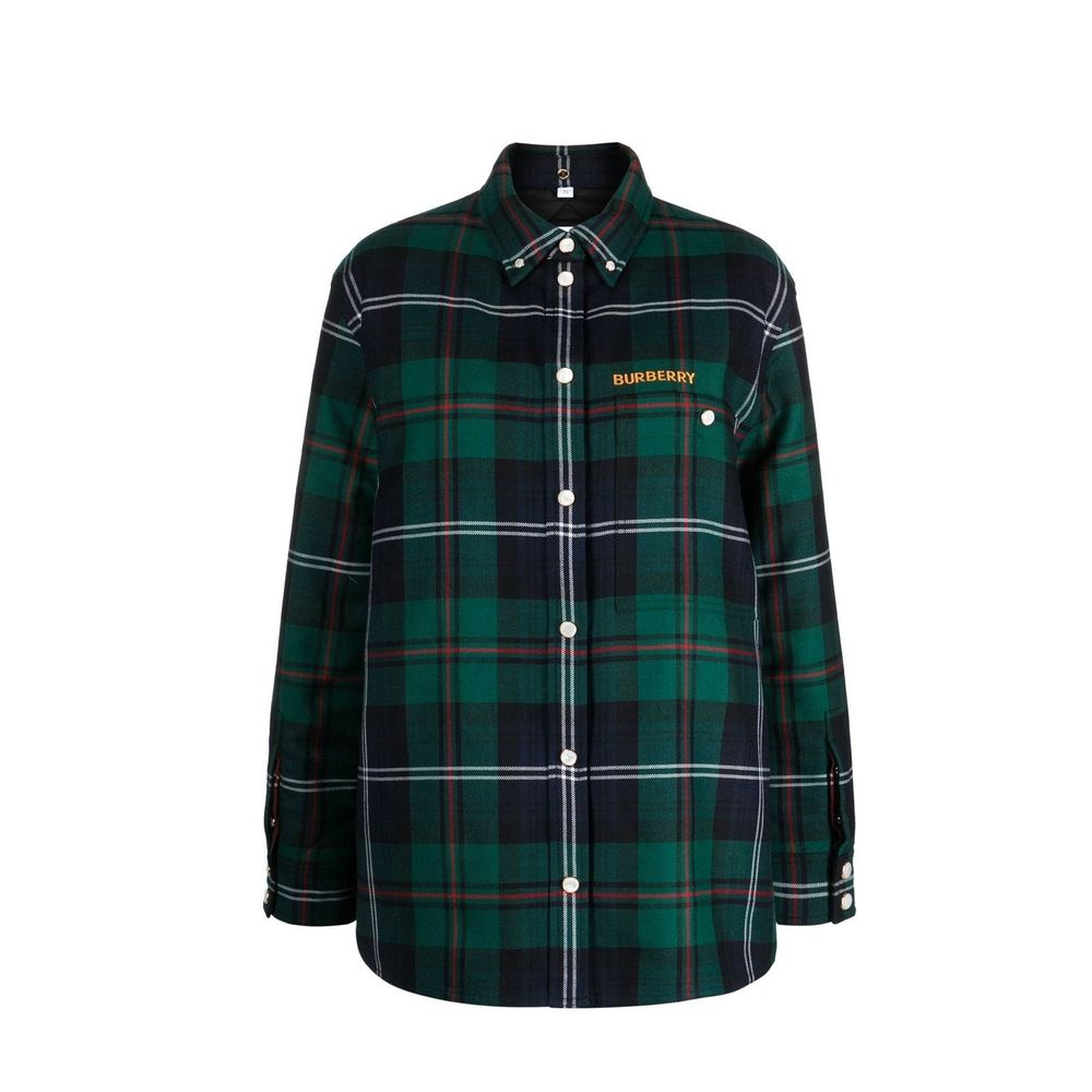 Burberry Bicolor Wool Pattern Shirt | Regal Royce