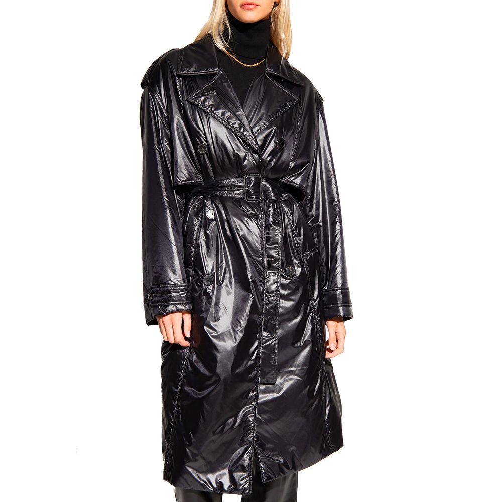 Saint Laurent Black Polyamide Coat | Regal Royce
