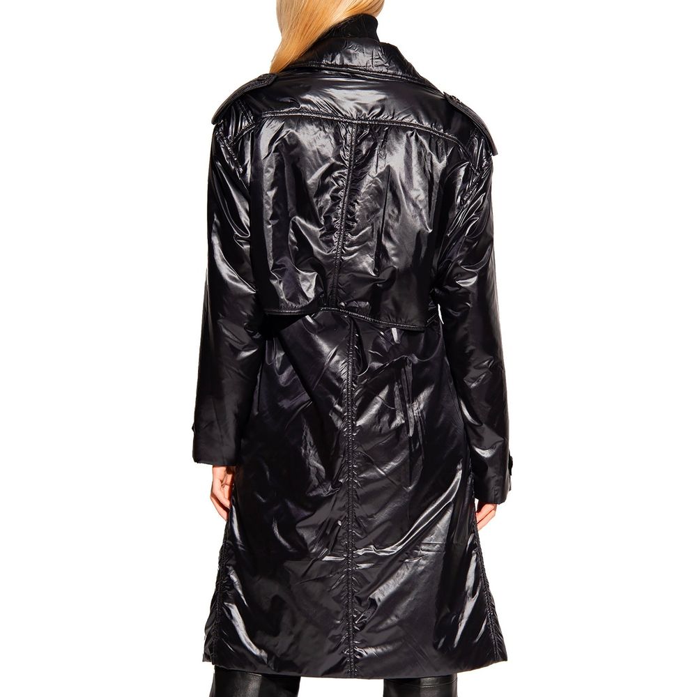Saint Laurent Black Polyamide Coat | Regal Royce