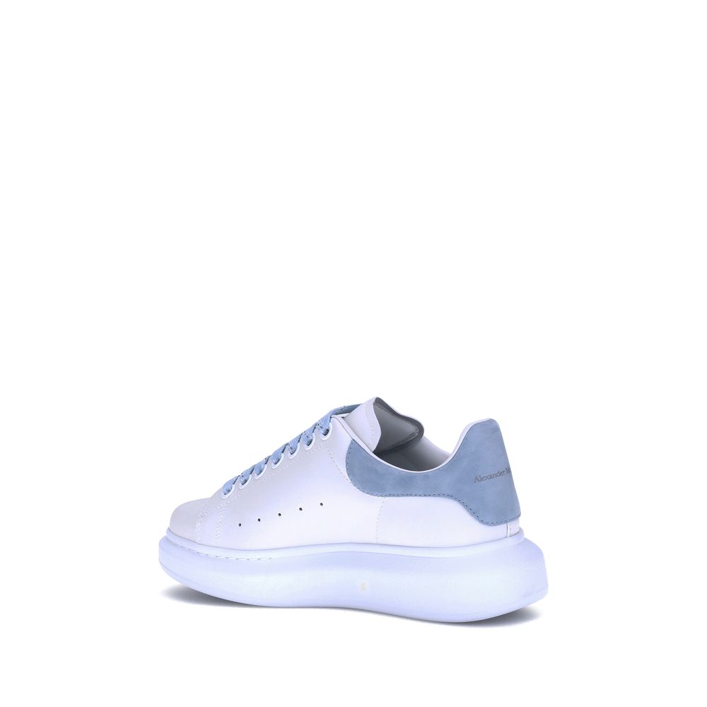 Alexander McQueen Light Blue Calf Leather Bos Taurus Platform Sneakers | Regal Royce