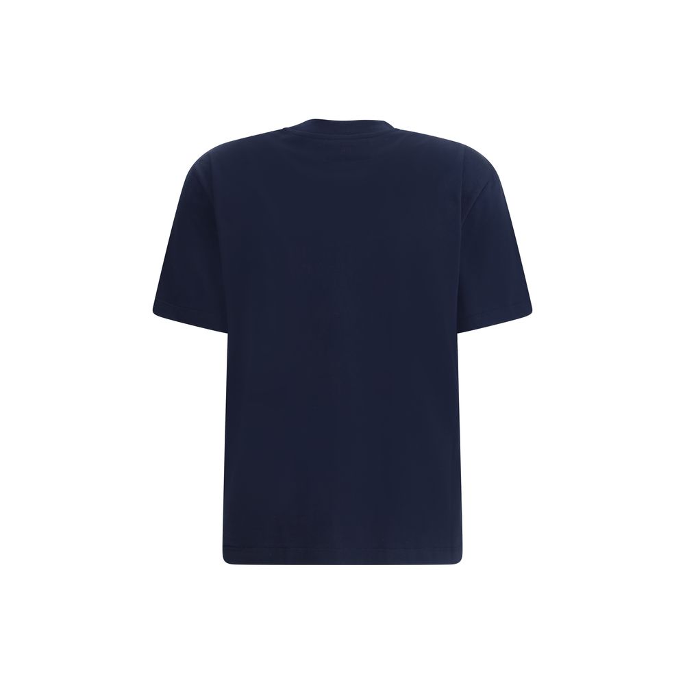 Ami Paris Blue Cotton T-Shirt | Regal Royce