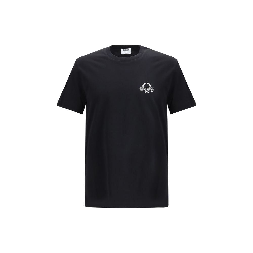 Moschino Black Cotton T-Shirt | Regal Royce