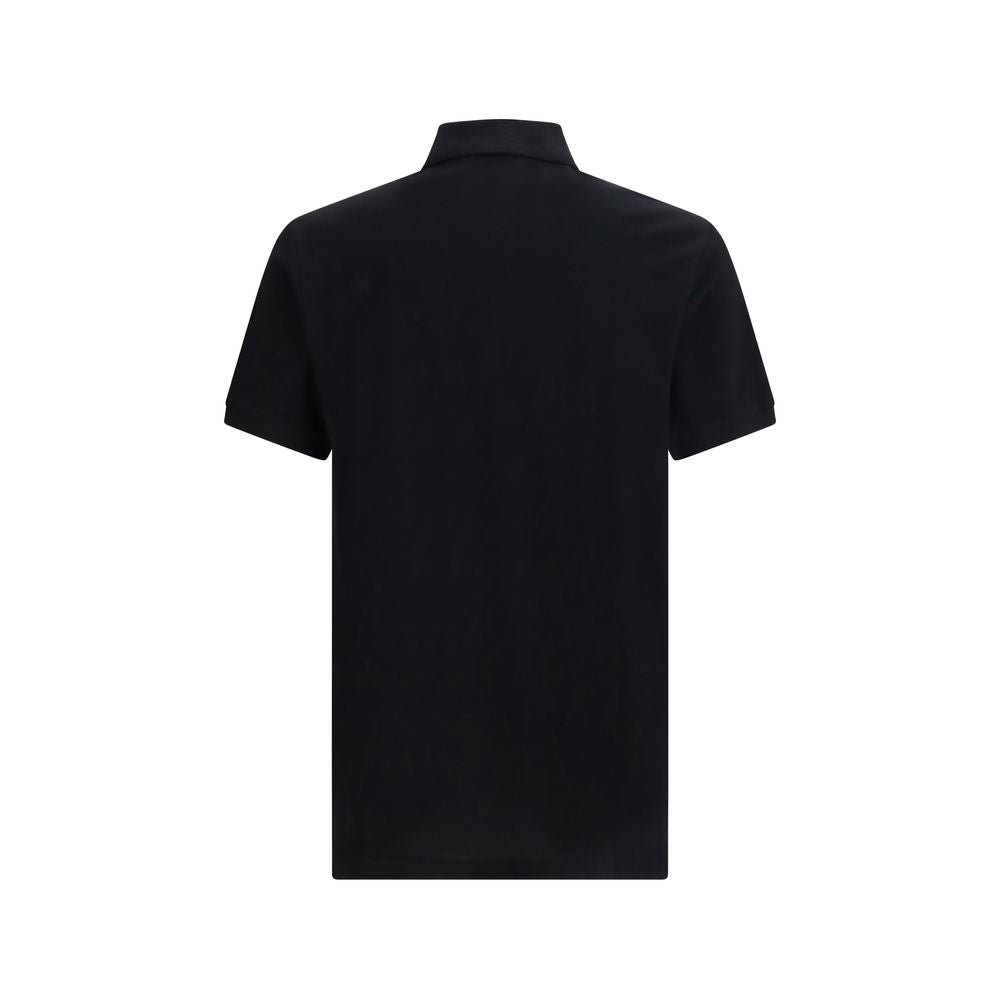 Moschino Black Cotton Polo Shirt | Regal Royce