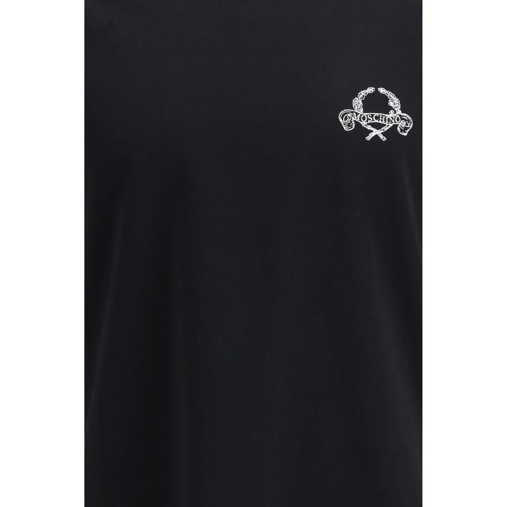Moschino Black Cotton T-Shirt | Regal Royce