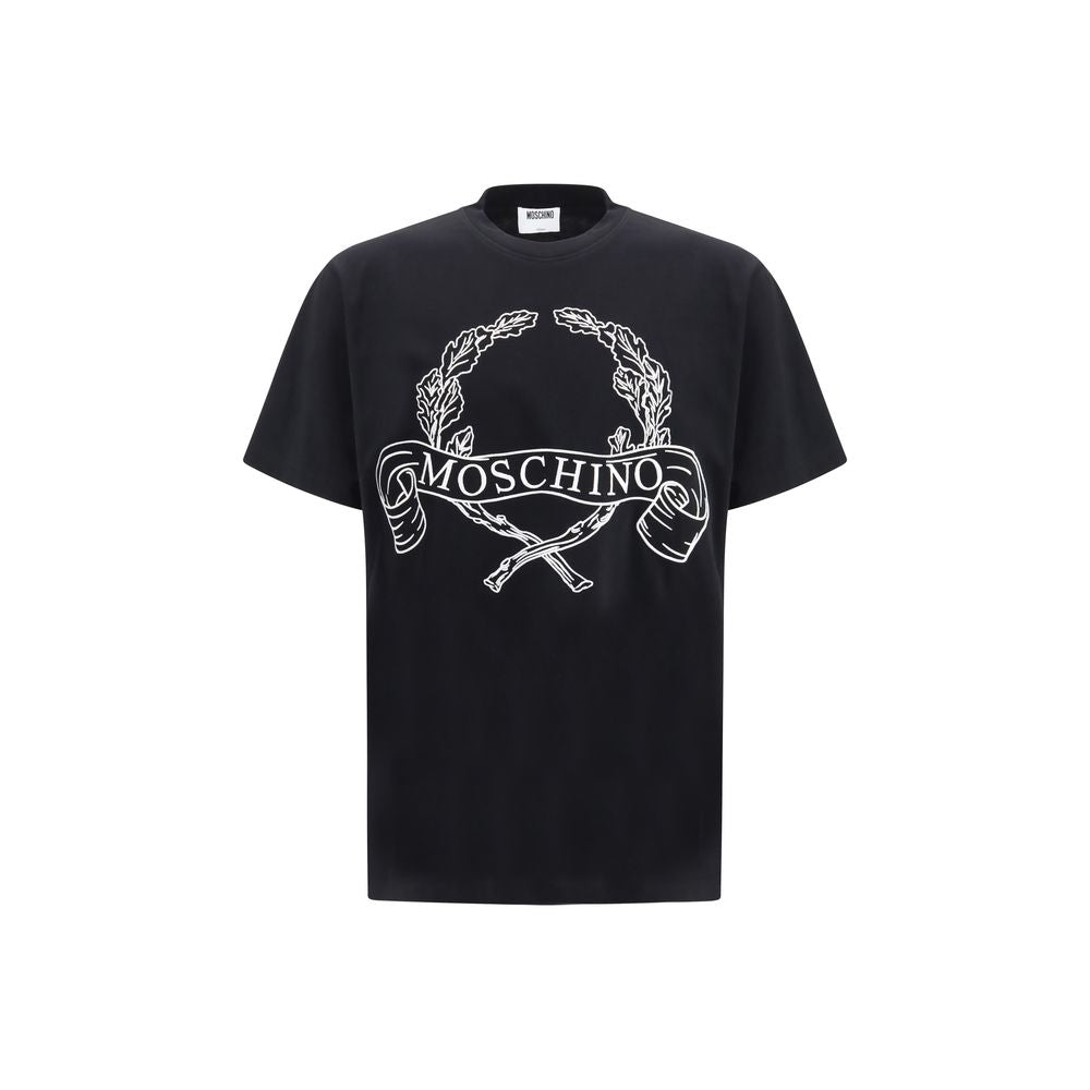 Moschino Black Cotton T-Shirt | Regal Royce