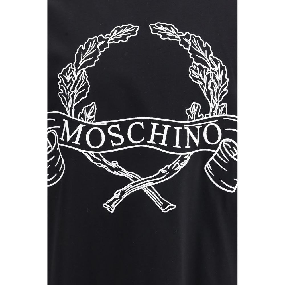 Moschino Black Cotton T-Shirt | Regal Royce
