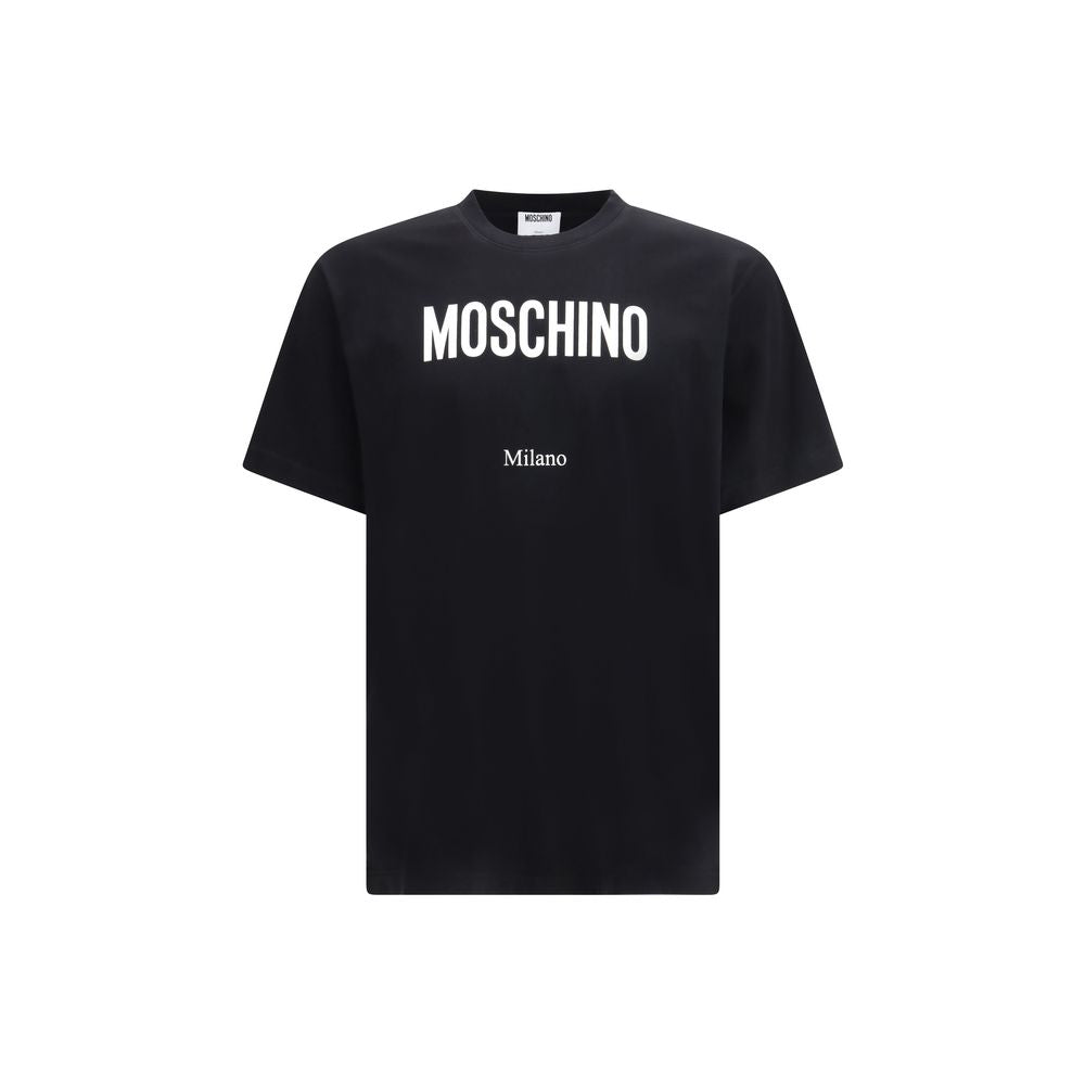 Moschino Black Cotton T-Shirt | Regal Royce
