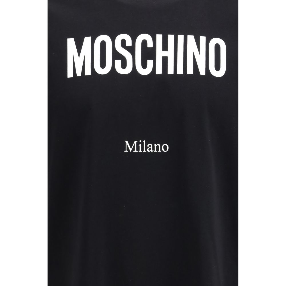 Moschino Black Cotton T-Shirt | Regal Royce