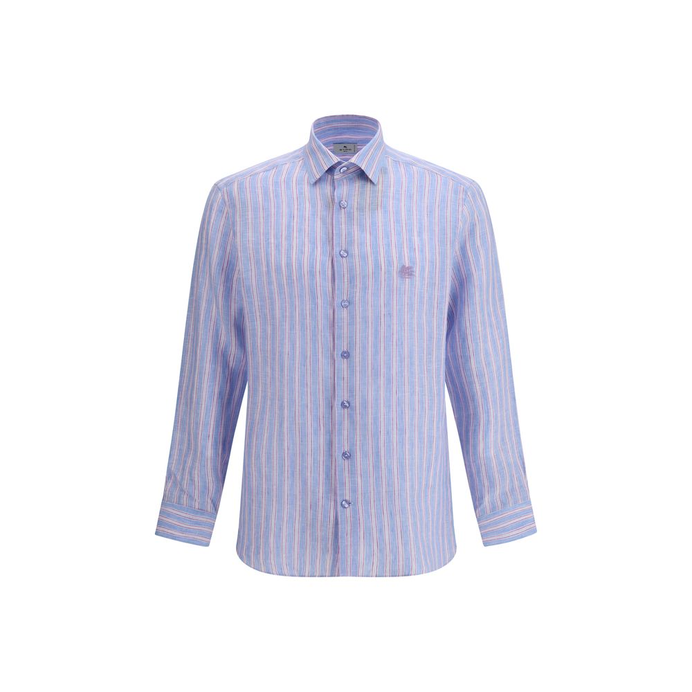 Etro Multicolor Linen Pattern Shirt | Regal Royce