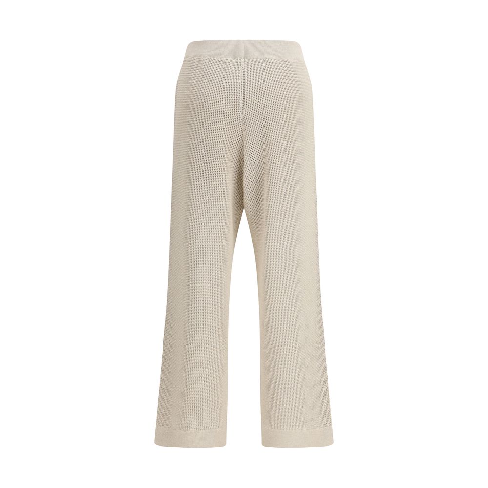 Brunello Cucinelli Beige Cotton Casual Pants | Regal Royce