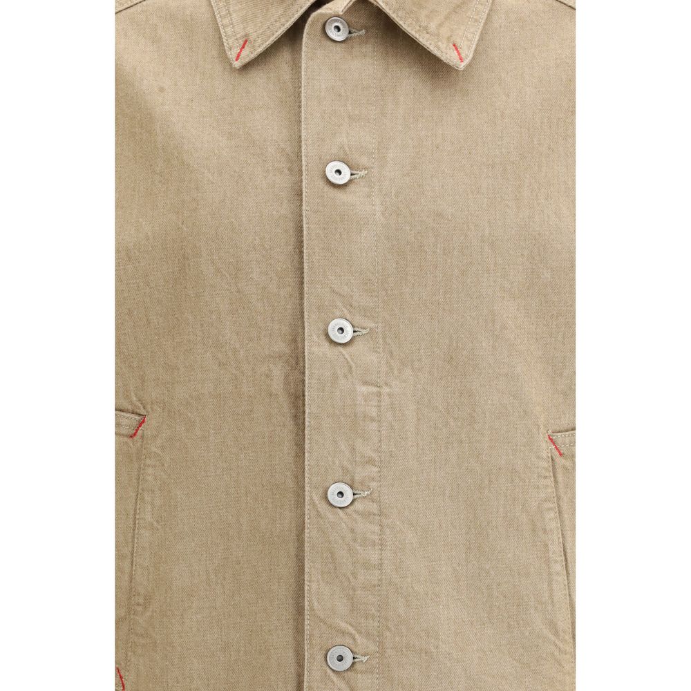 Jacquemus Beige Cotton Denim Jacket | Regal Royce
