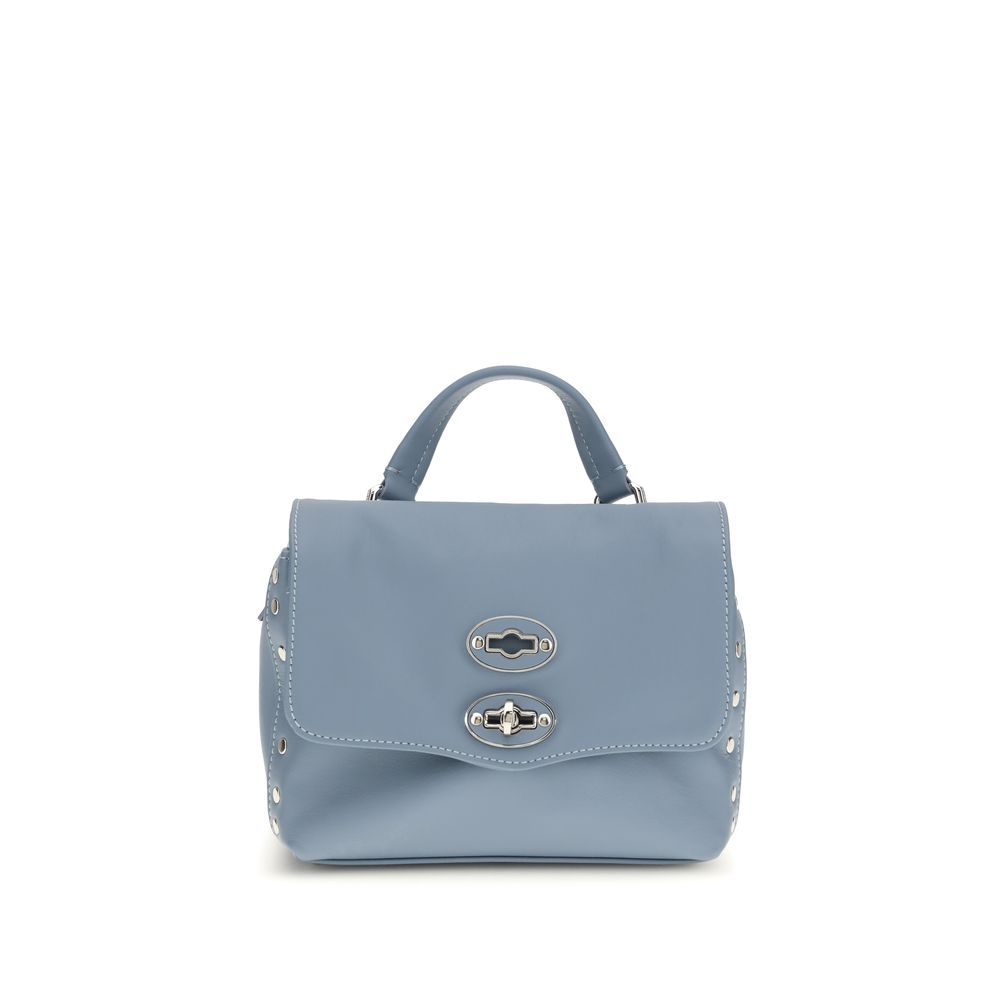 Zanellato Light Blue Calf Leather Bos Taurus Handbag | Regal Royce