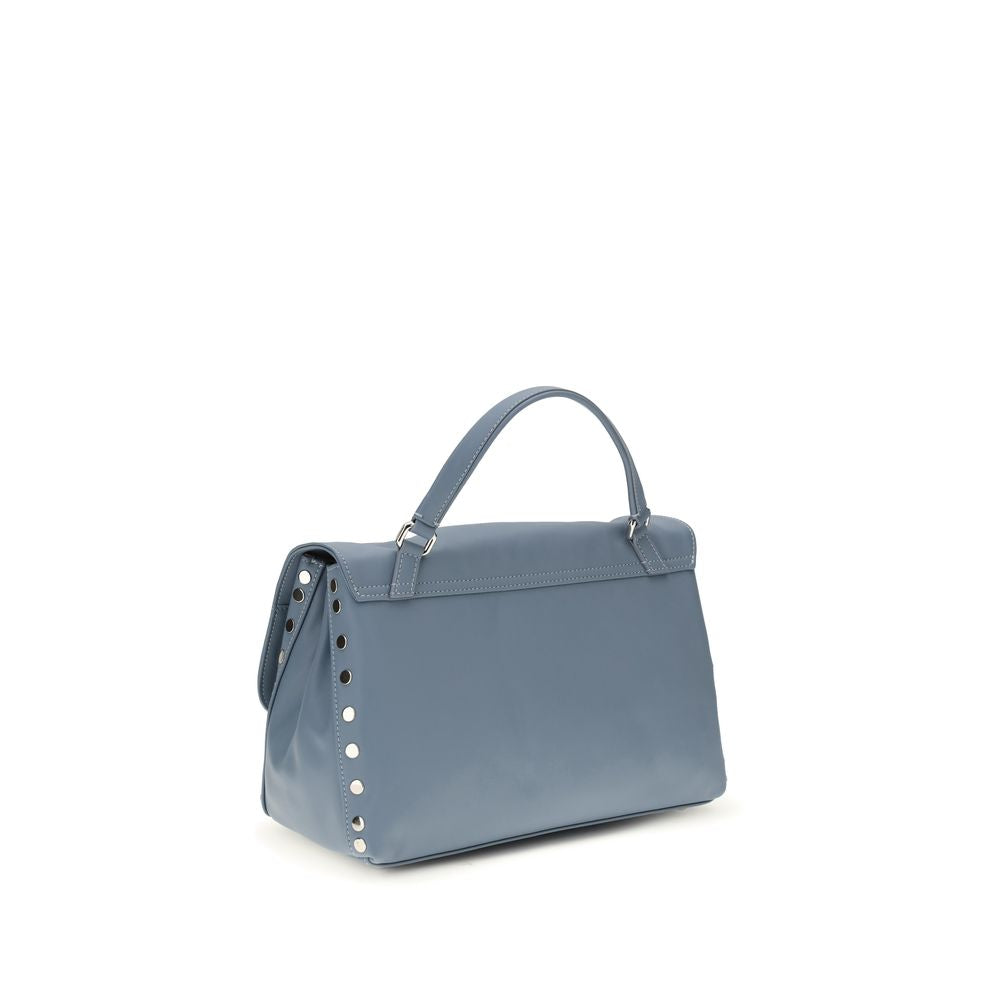 Zanellato Light Blue Calf Leather Bos Taurus Handbag | Regal Royce