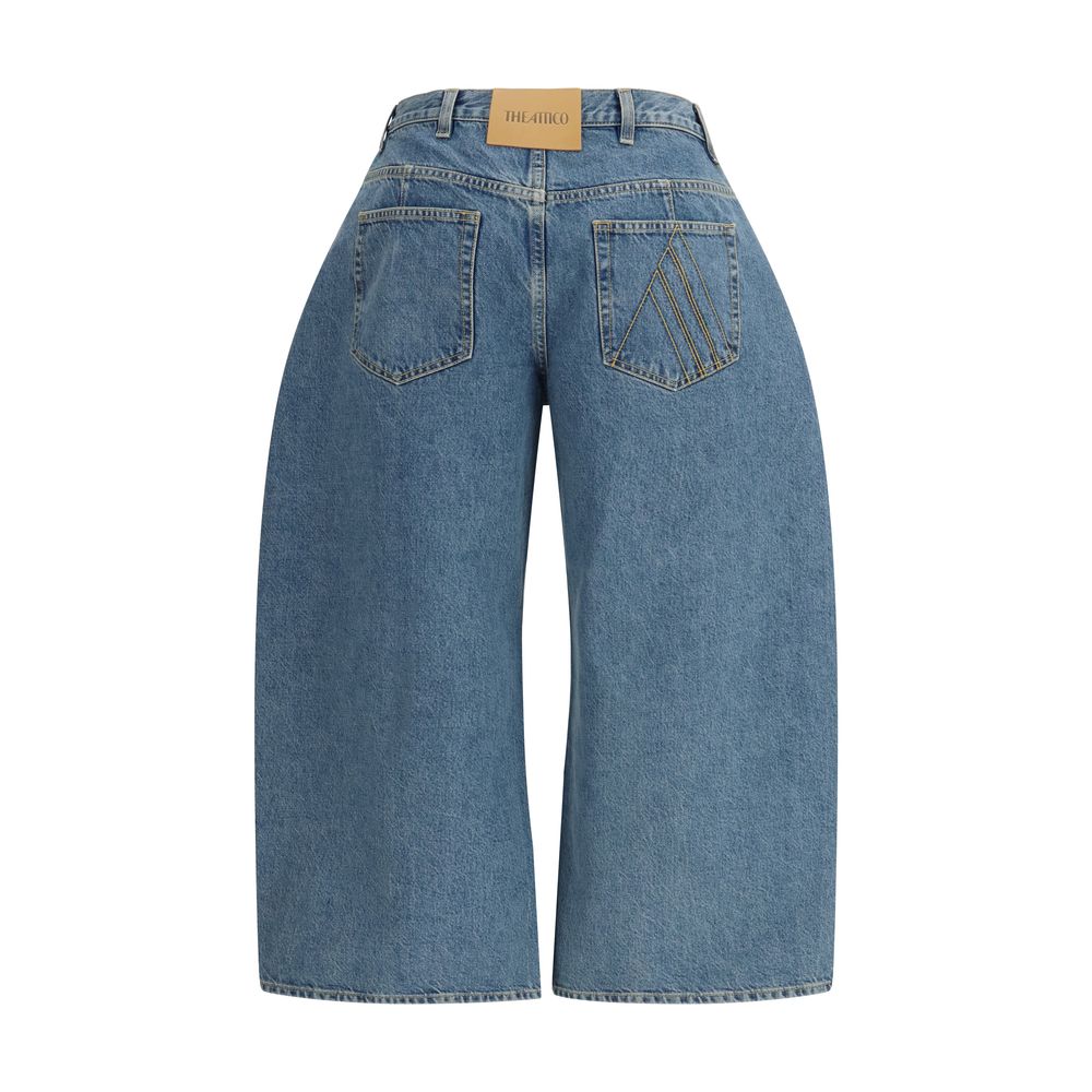 The Attico Blue Cotton Jeans Denim | Regal Royce