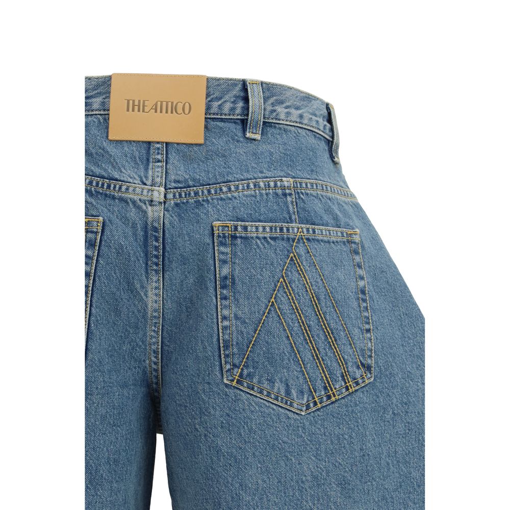 The Attico Blue Cotton Jeans Denim | Regal Royce