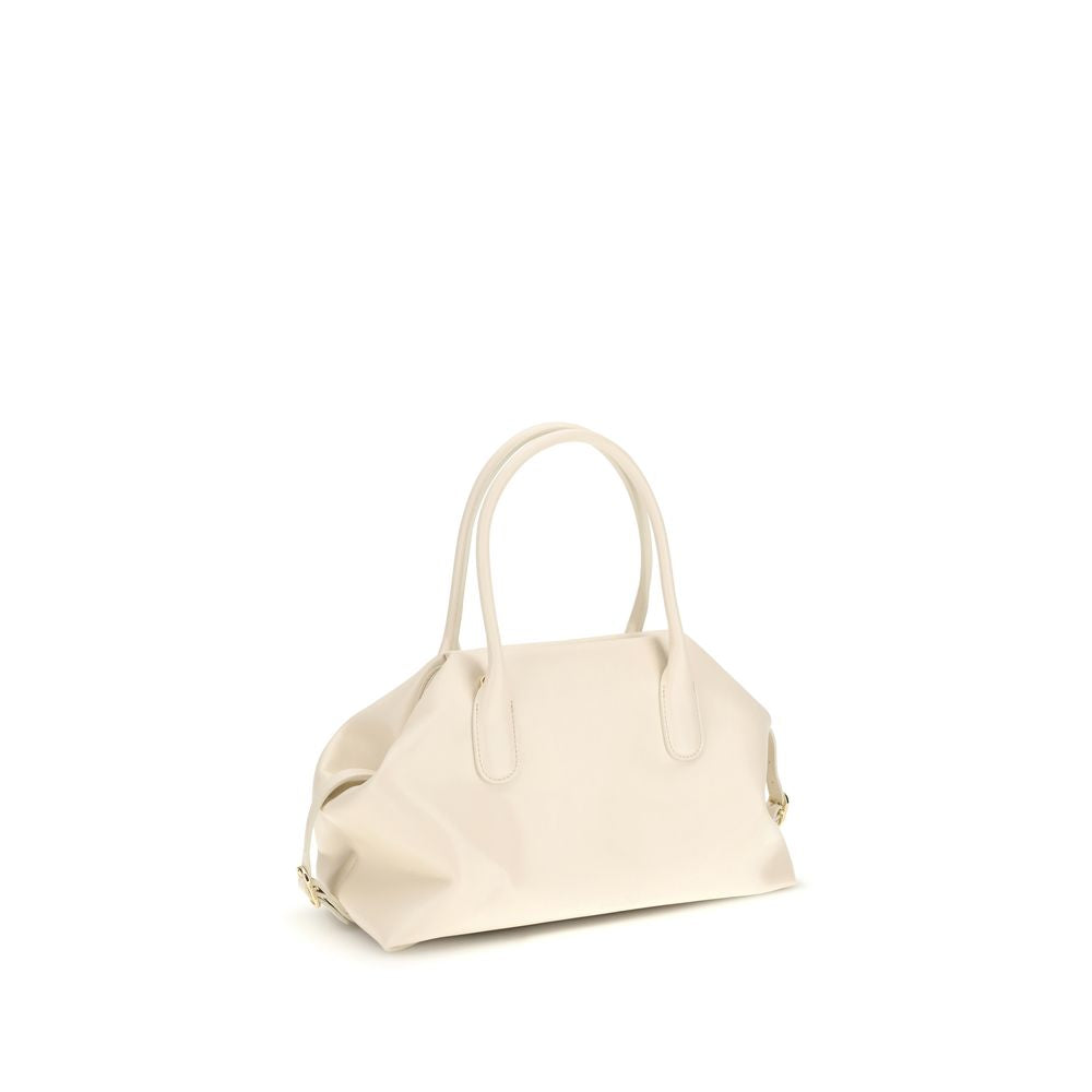 THEMOIRè Cream Other Fibres Shoulder Bag | Regal Royce