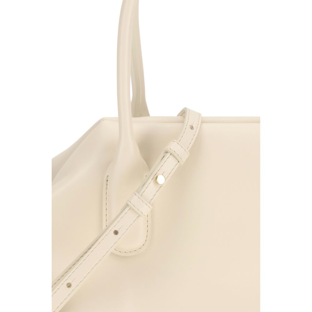 THEMOIRè Cream Other Fibres Shoulder Bag | Regal Royce