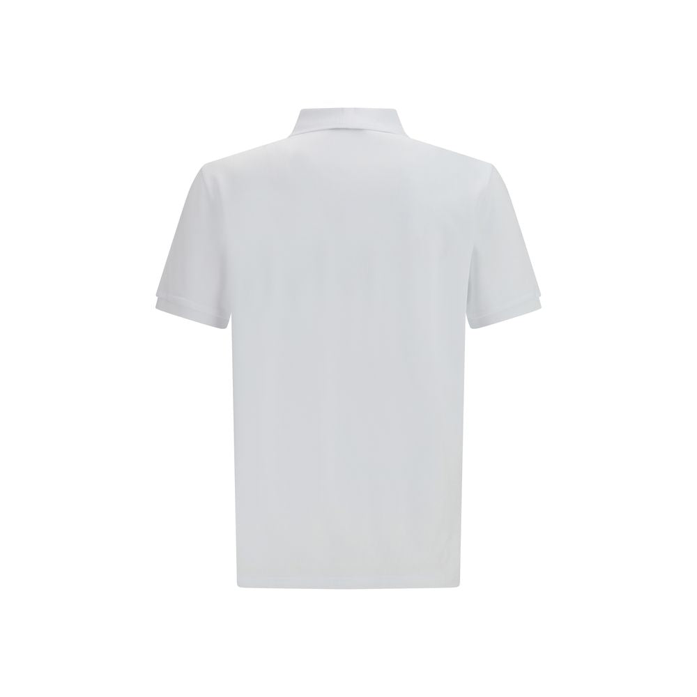 Moschino White Cotton Polo Shirt | Regal Royce