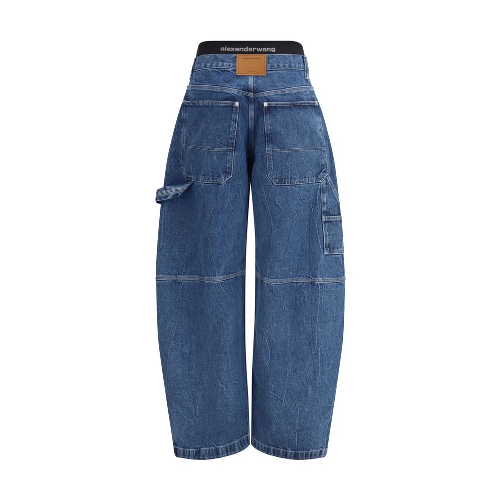 Alexander Wang Blue Cotton High-Waisted Jean | Regal Royce