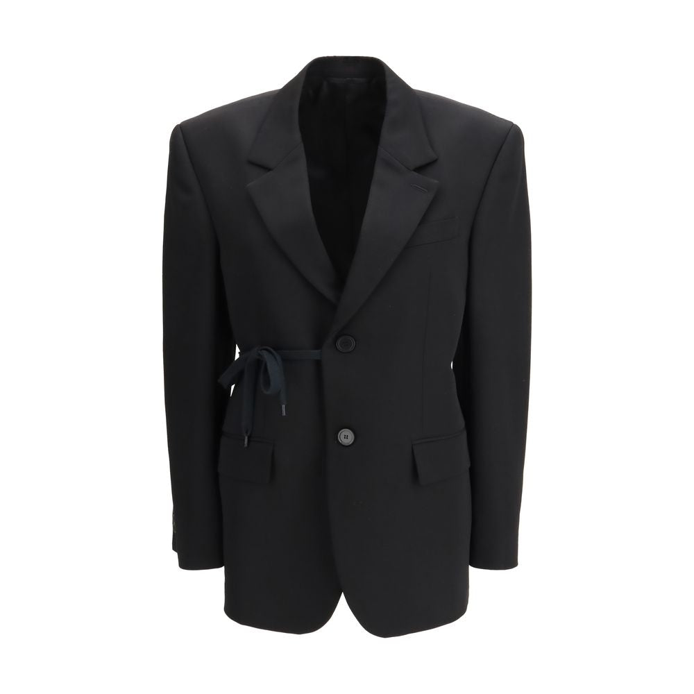 Balenciaga Black Wool Jackets And Coat | Regal Royce