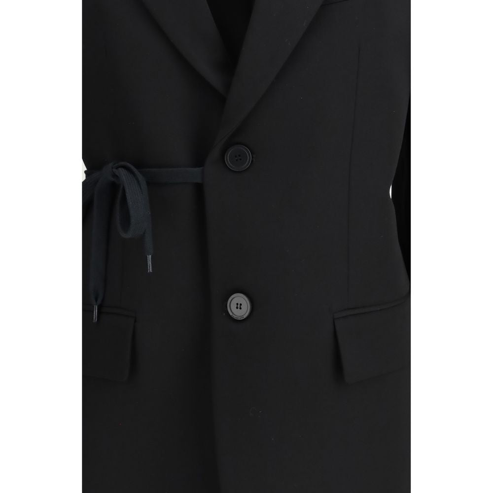 Balenciaga Black Wool Jackets And Coat | Regal Royce