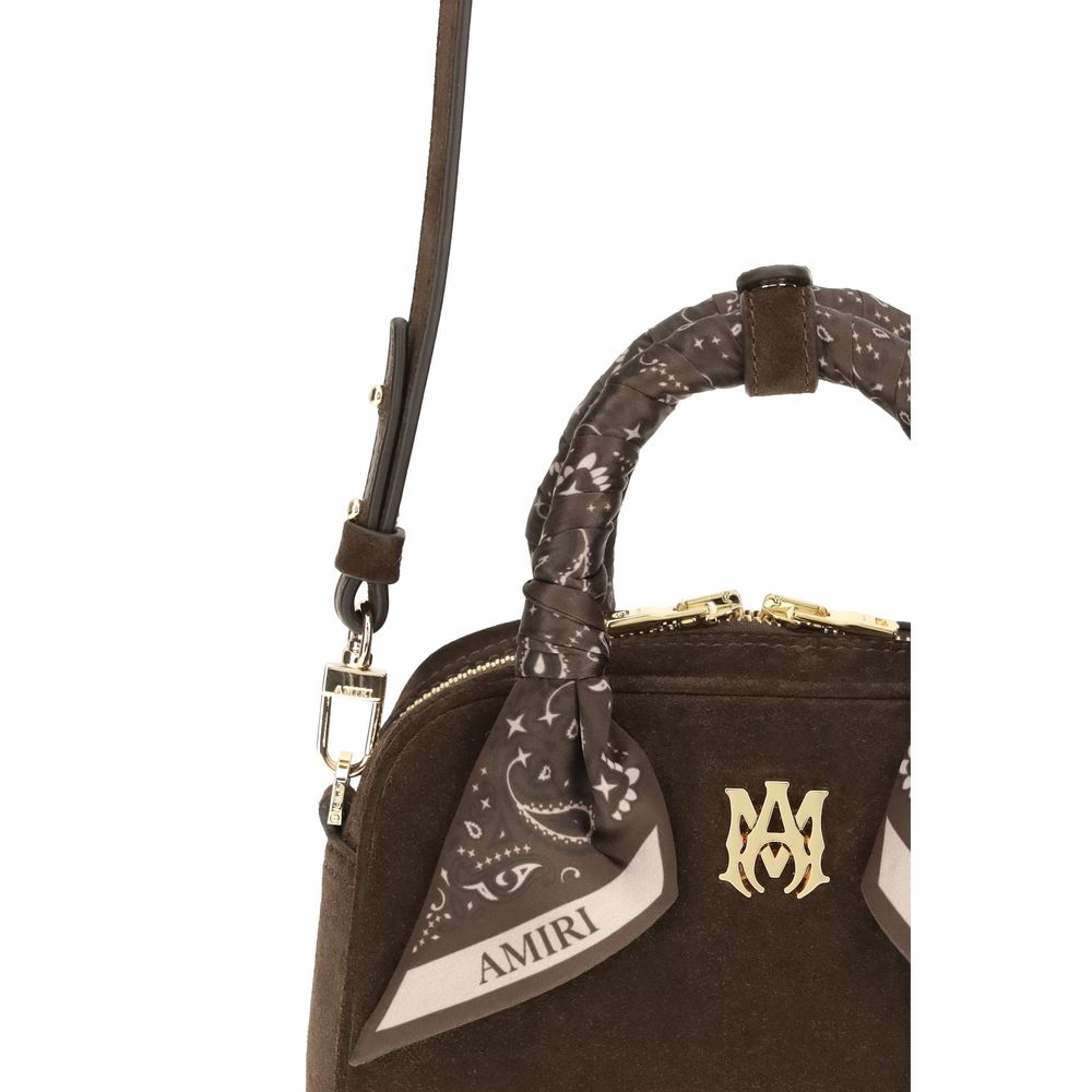 Amiri Brown Calf Leather Bos Taurus Shoulder Bag | Regal Royce