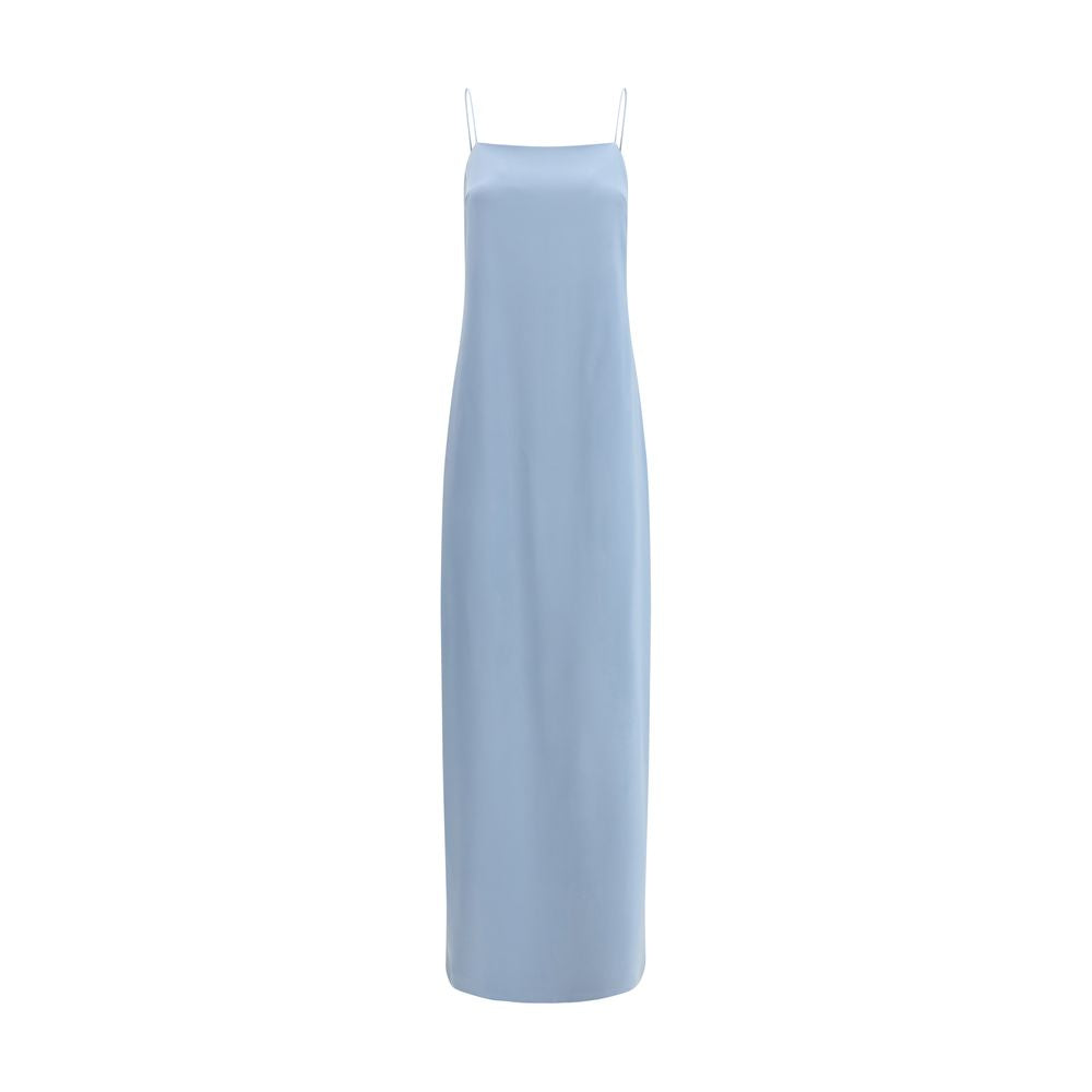 Di Stavnitser Light Blue Silk Long Dress | Regal Royce
