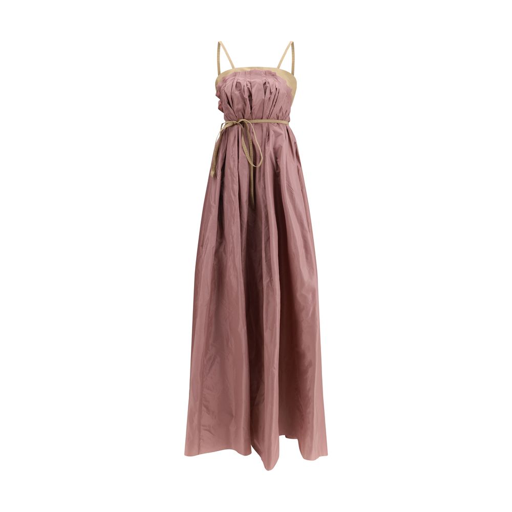 Di Stavnitser Multicolor Silk Long Dress | Regal Royce